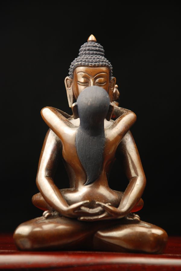 楽天市場】歓喜仏（ヤブユム）銅造 彫金仕上げ 一点もの : 仏像仏画