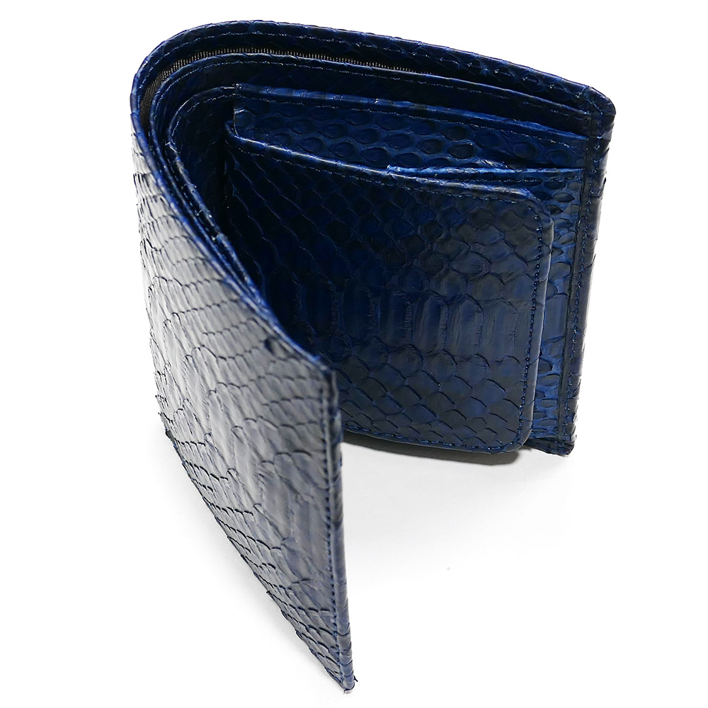 楽天市場】パイソン 蛇革 財布 二つ折り財布 折り財布 / ボックス型