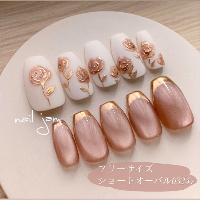 ネイルチップセット R505 B710 ワンサイズ ネイルチップセット R505