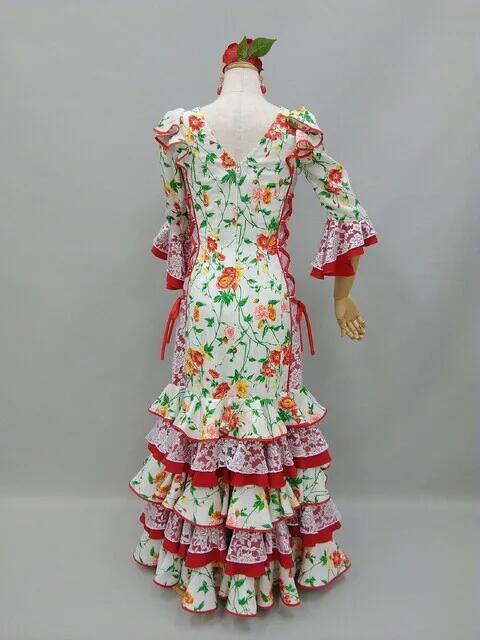 フラメンコ衣装 ワンピース・シージョ2点セット フラメンコ衣装