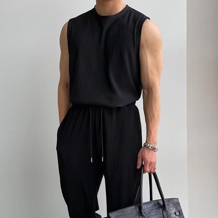 楽天市場】【2点セット】 セットアップ メンズ タンクトップ ワイド