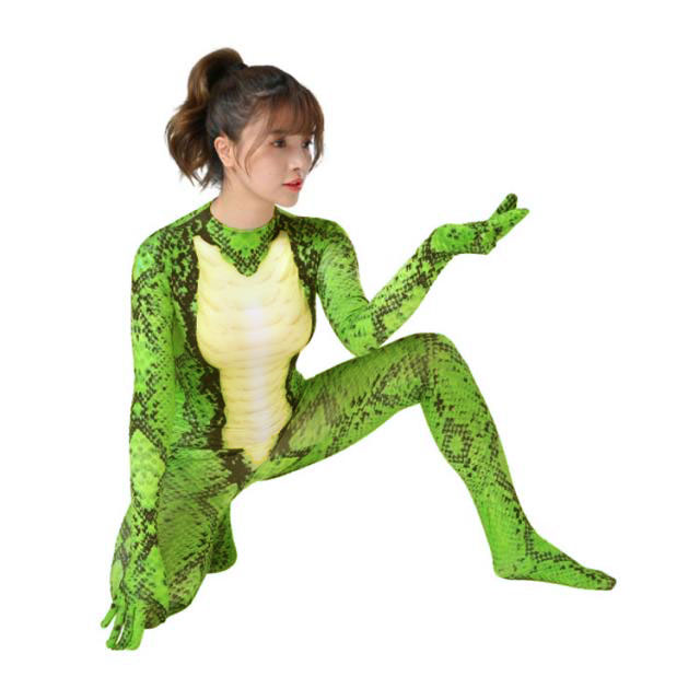 楽天市場】蛇 全身タイツ 大人用 動物 仮装 ハロウィン コスチューム