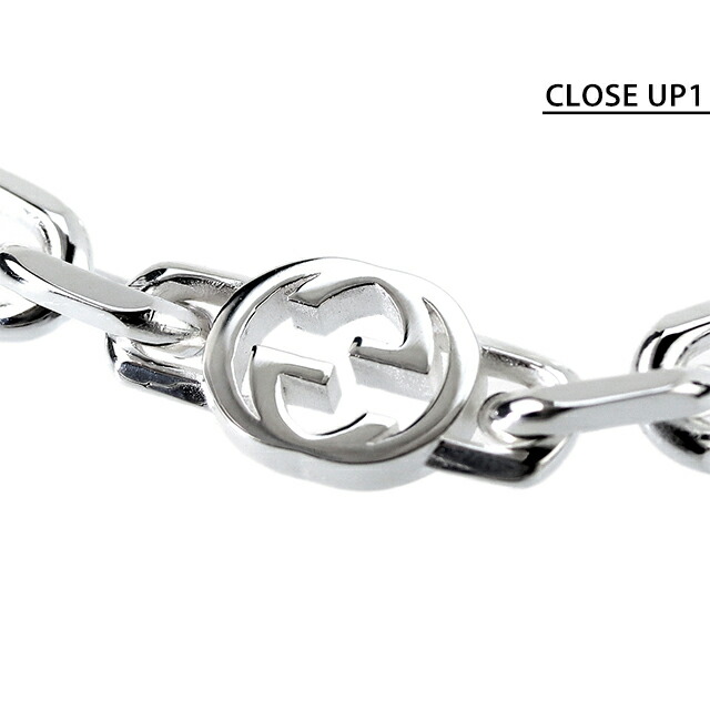 楽天市場】グッチ ブレスレット GUCCI インターロッキングG sterling