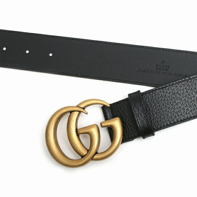 楽天市場】グッチ GUCCI ベルト 406831-DJ20T-1000-95 メンズ ブラック
