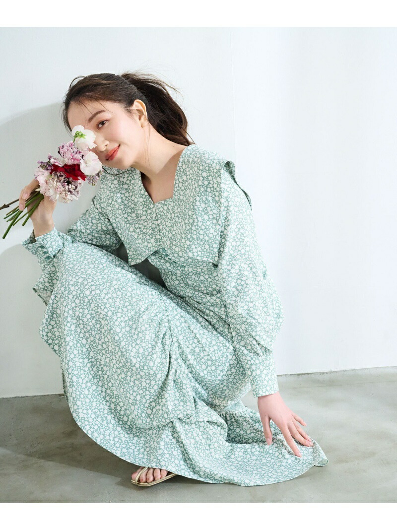 楽天市場】【SALE／60%OFF】ビッグカラープリントワンピース NATURAL