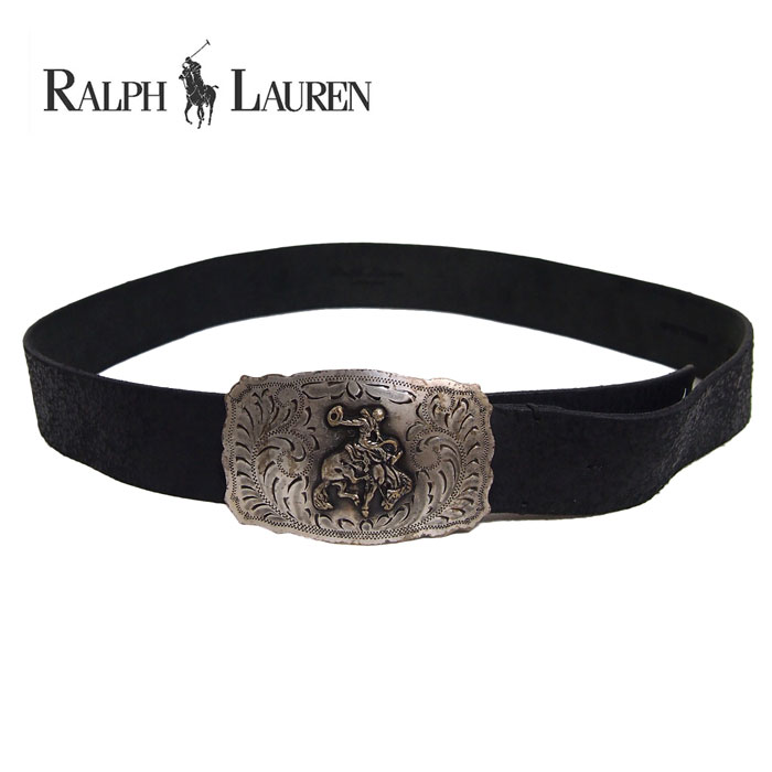 楽天市場】ラルフローレン レディース カウボーイ バックル レザー