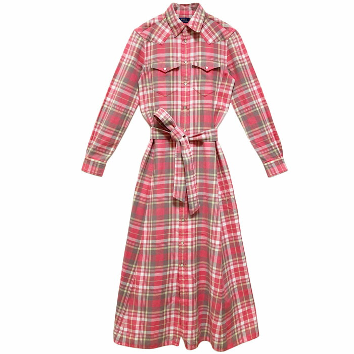 楽天市場】ラルフローレン ポロ レディース チェック シャツワンピース