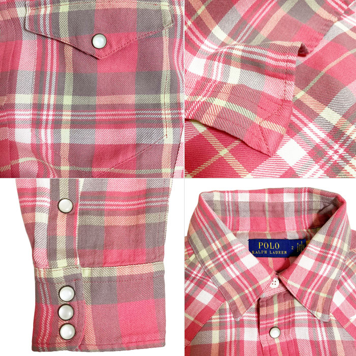 楽天市場】ラルフローレン ポロ レディース チェック シャツワンピース