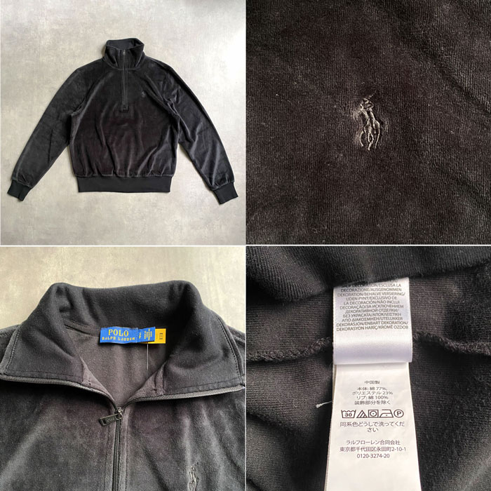 楽天市場】ポロ ラルフローレン レディース ポニー刺繍 ハーフジップ