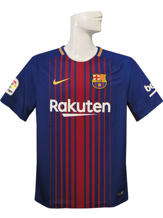 楽天市場】(ナイキ) NIKE/17/18バルセロナ/ホーム/半袖/楽天スポンサー