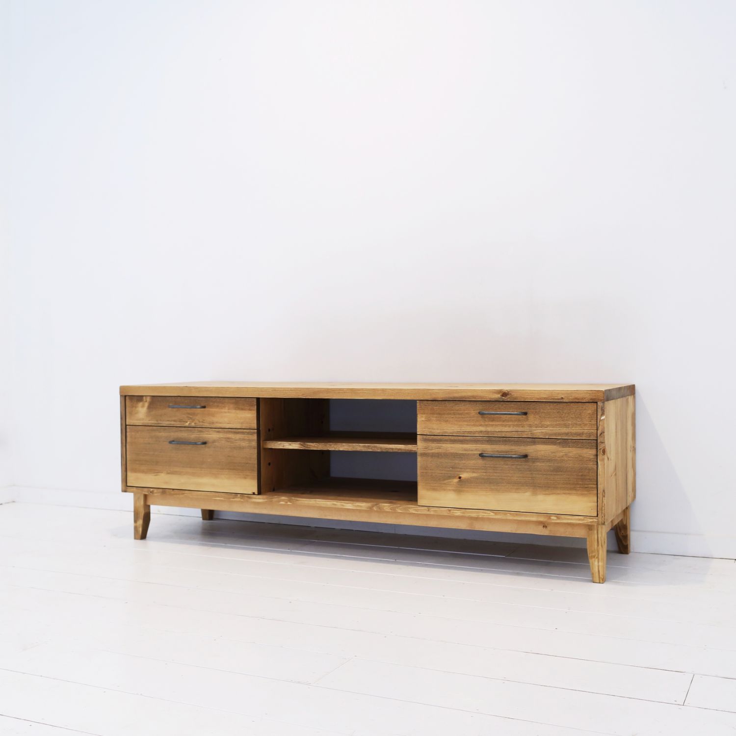 楽天市場】テレビボード 無垢 150 ロータイプ テレビ台 北欧 シンプル