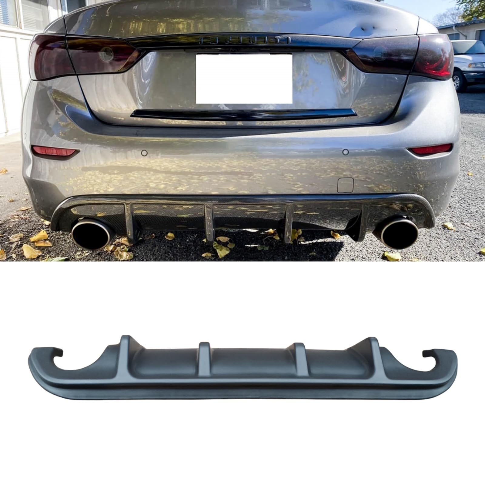 楽天市場】スカイラインv37リアディフューザーの通販