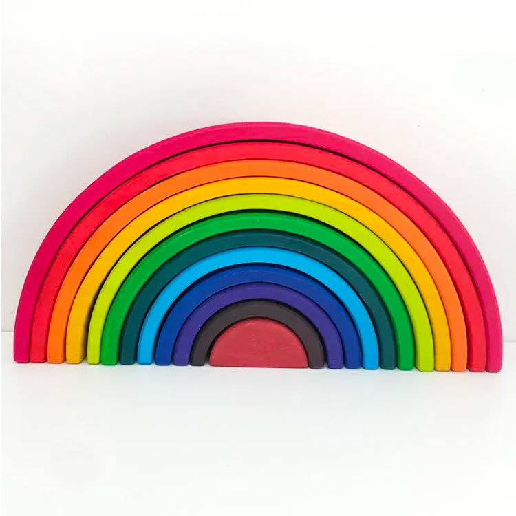 楽天市場】アーチレインボー 12ピース 虹色トンネル アーチレインボー
