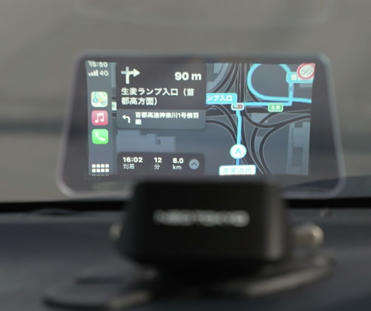 楽天市場】HUD-2023 ヘッドアップディスプレイ ワイヤレスCarPlay