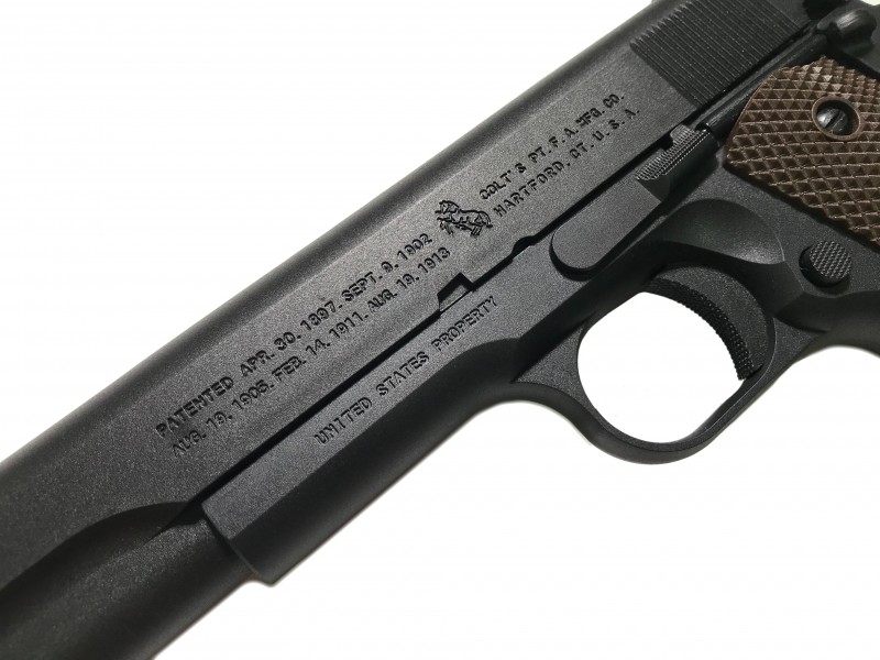 楽天市場】ガスガン BATON M1911A1 ミリタリーガバメント CO2ガス