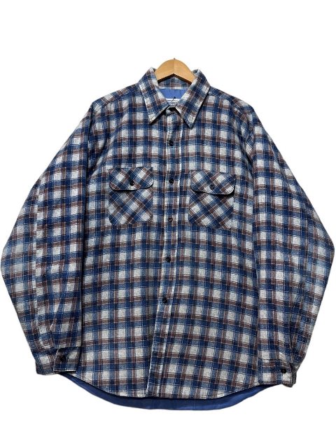楽天市場】USA製 80s FIVE BROTHER Quilting Lined Flannel L/S Shirt