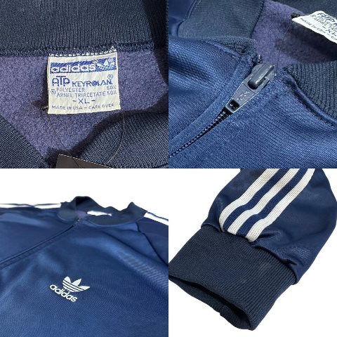 楽天市場】USA製 70s adidas ATP Track Jacket & Pants 紺 XL
