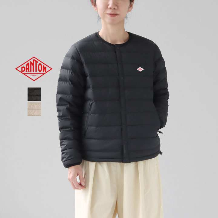 楽天市場】DANTON(ダントン) クルーネック インナーダウンジャケット