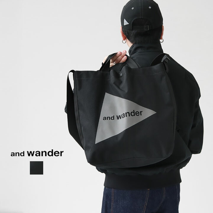 楽天市場】and wander(アンドワンダー) recycle OX トートバッグ