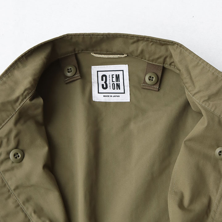 楽天市場】EMON(エモン) スタンドカラー ジャケット HAKKA(AF-JAKS002