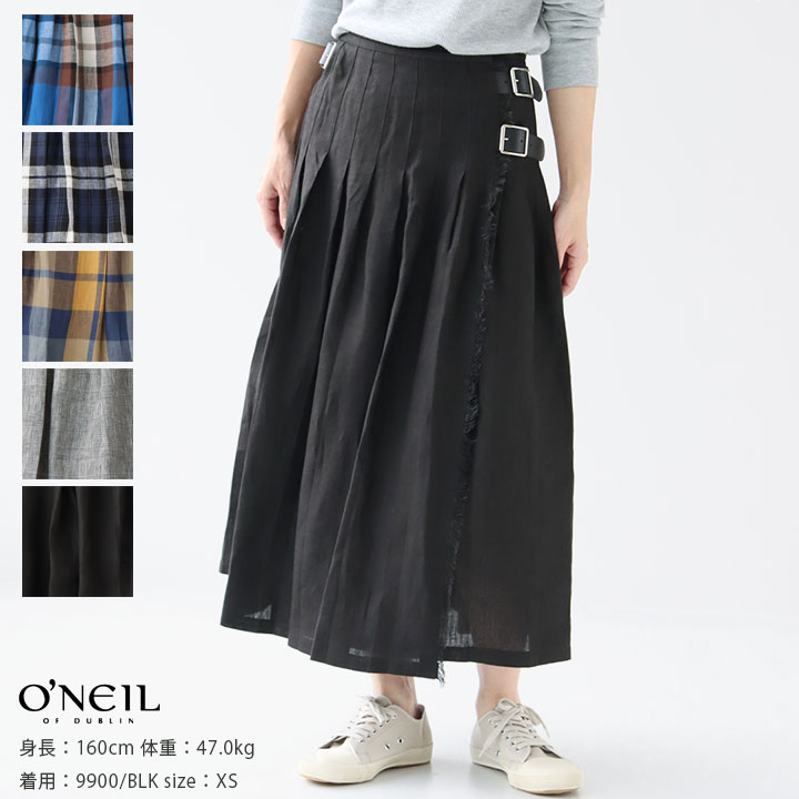 楽天市場】O'NEIL OF DUBLIN(オニールオブダブリン) リネン プリーツ