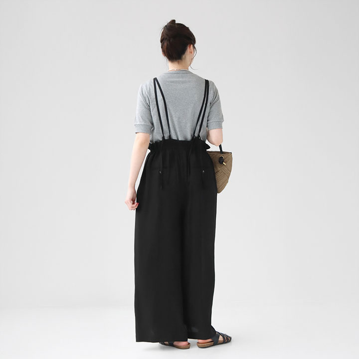 楽天市場】SACRA(サクラ) アセテートブライトツイルサロペット