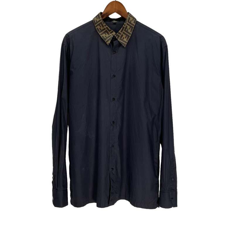 楽天市場】FENDI フェンディ 19AW 襟ズッカ柄 長袖シャツ トップス