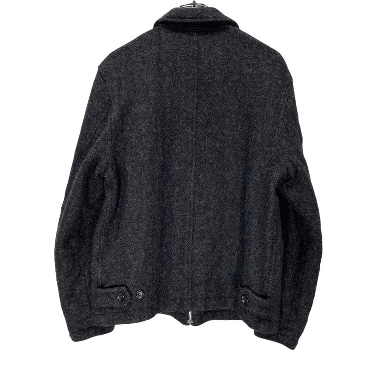 楽天市場】COMME des GARCONS HOMME 03AW BOILED WOOL ZIP-UP JACKET