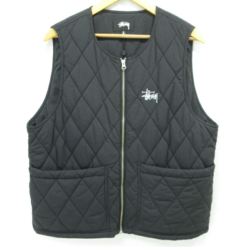 楽天市場】【中古】STUSSY | ステューシー キルティングベスト 115637