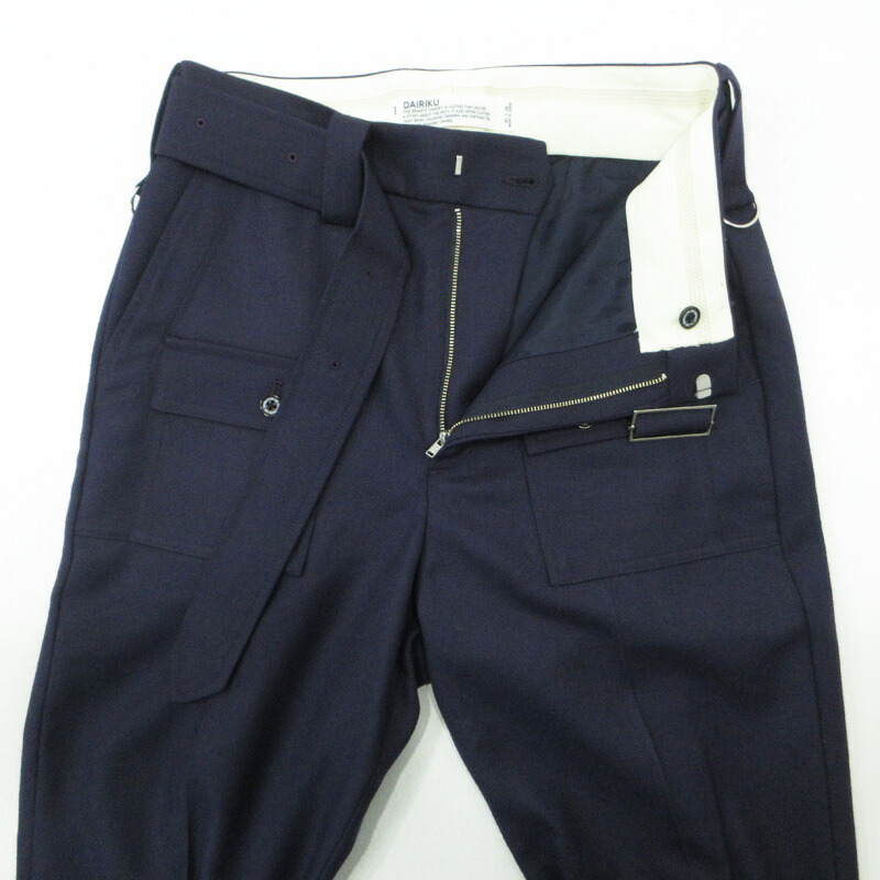 楽天市場】【中古】DAIRIKU | ダイリク Bondage Wool Slacks