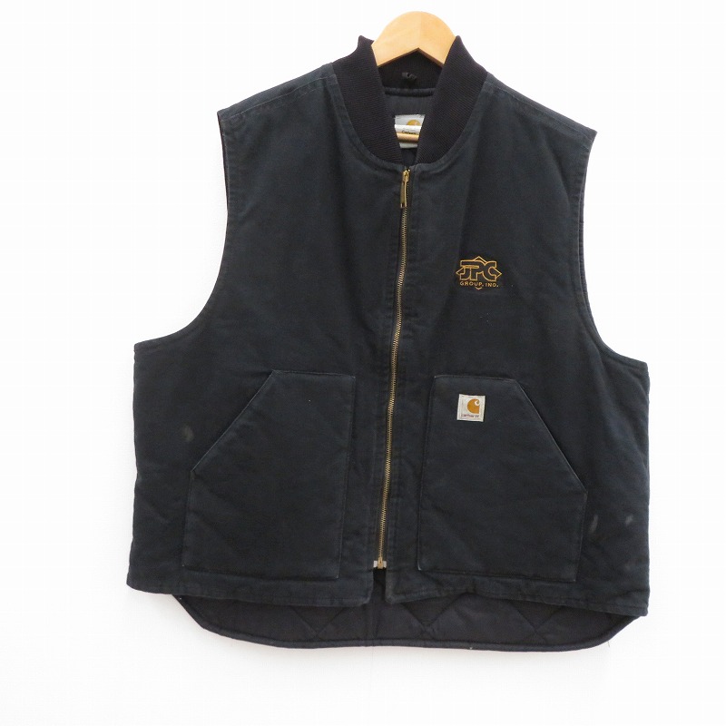 楽天市場】【中古】Carhartt | カーハート ダックベスト V01-BLK