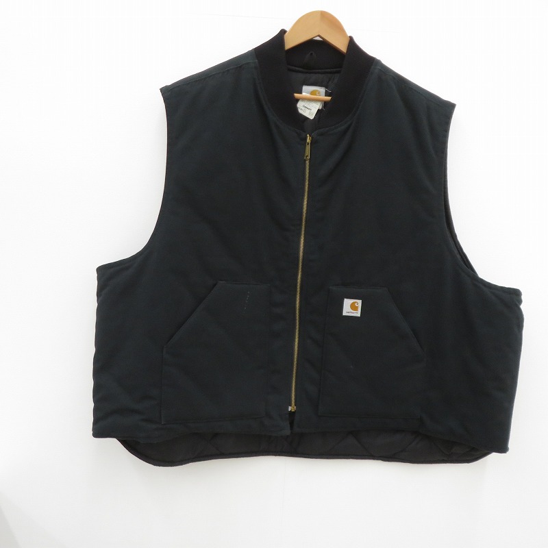 楽天市場】carhartt ダック ベスト ブラックの通販