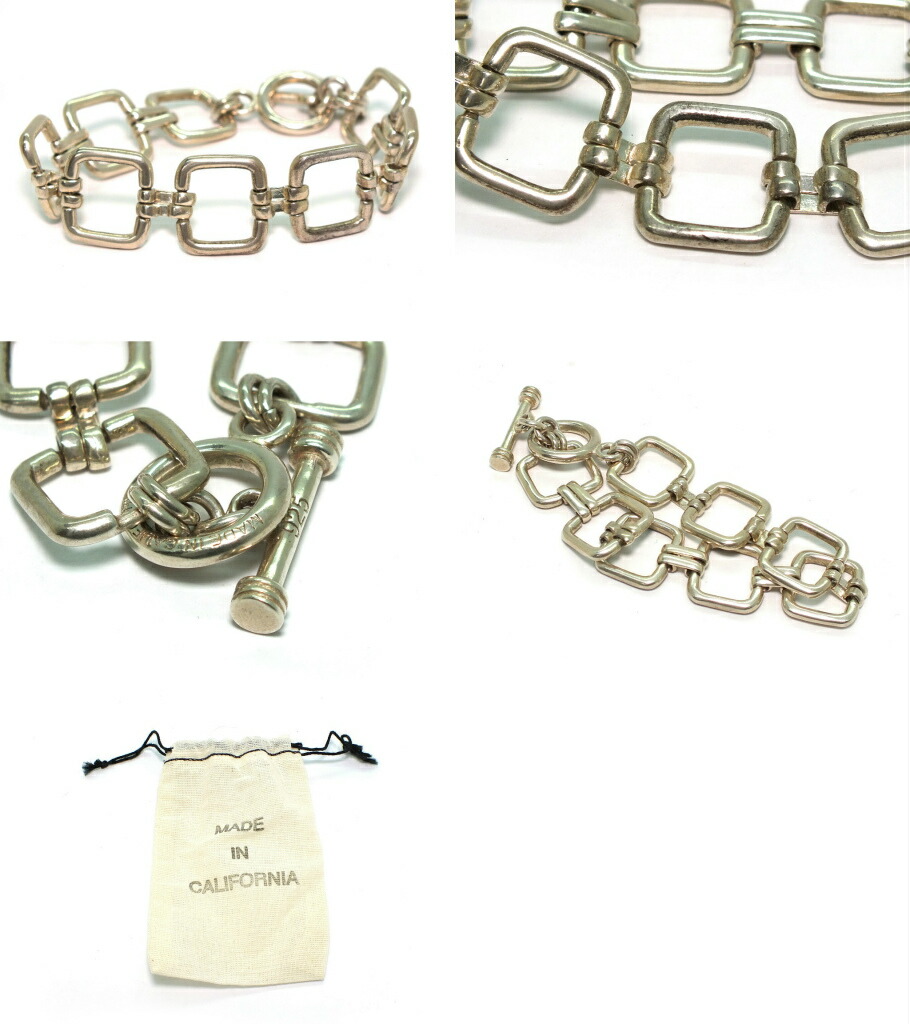 楽天市場】【中古】MADE IN CALIFORNIA シルバーブレスレット 