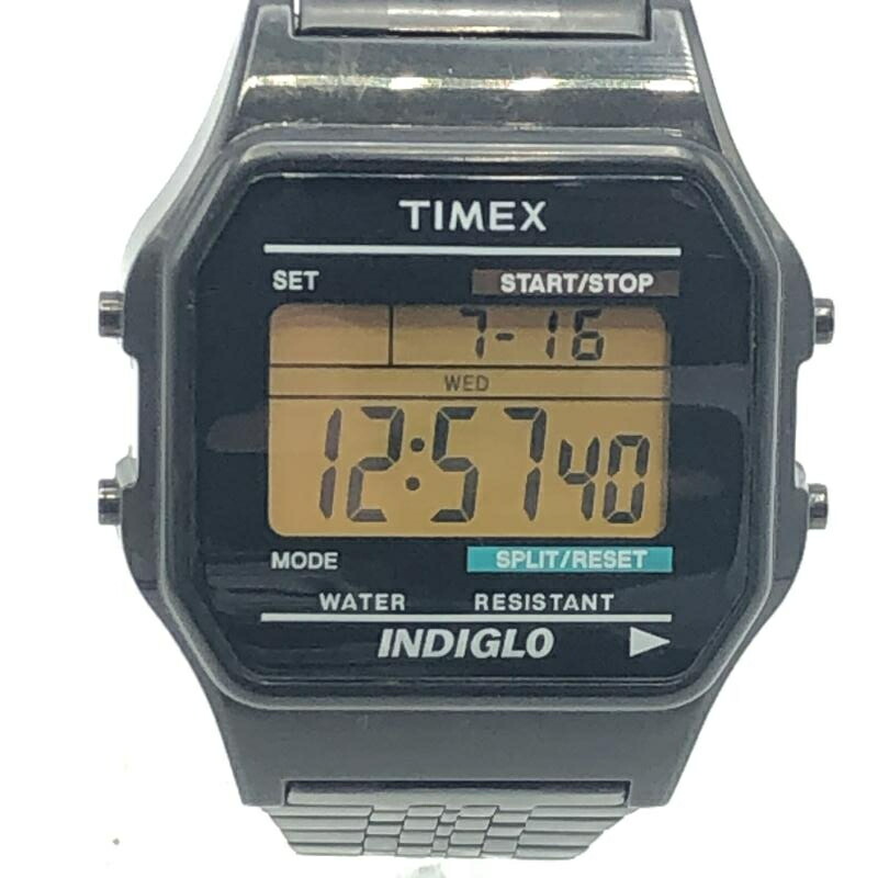 楽天市場】【中古】TIMEX WIND AND SEA CLASSIC DIGITAL BLACK ウィン