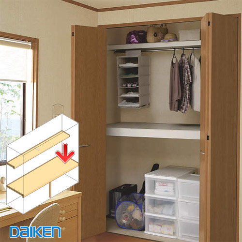 楽天市場】大建工業 イエリア 押入棚板セット[9尺間口・尺モジュール