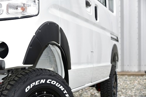 楽天市場】エブリイ DA17 9mmワークスフェンダーカバー ABS樹脂製