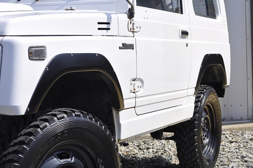 楽天市場】ジムニーJA11 エアロフェンダーカバー : アウトクラスカーズ
