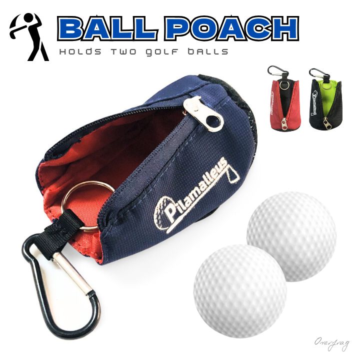 楽天市場】ポイント5倍キーリング 付き ゴルフ ボールケース 2個用