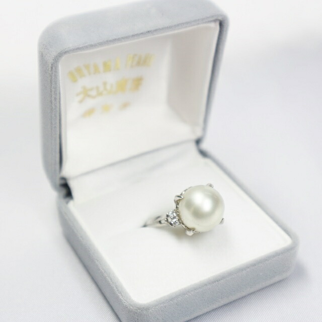 楽天市場】南洋白蝶真珠使用 11.5mm珠ホワイトパールPtデザイン