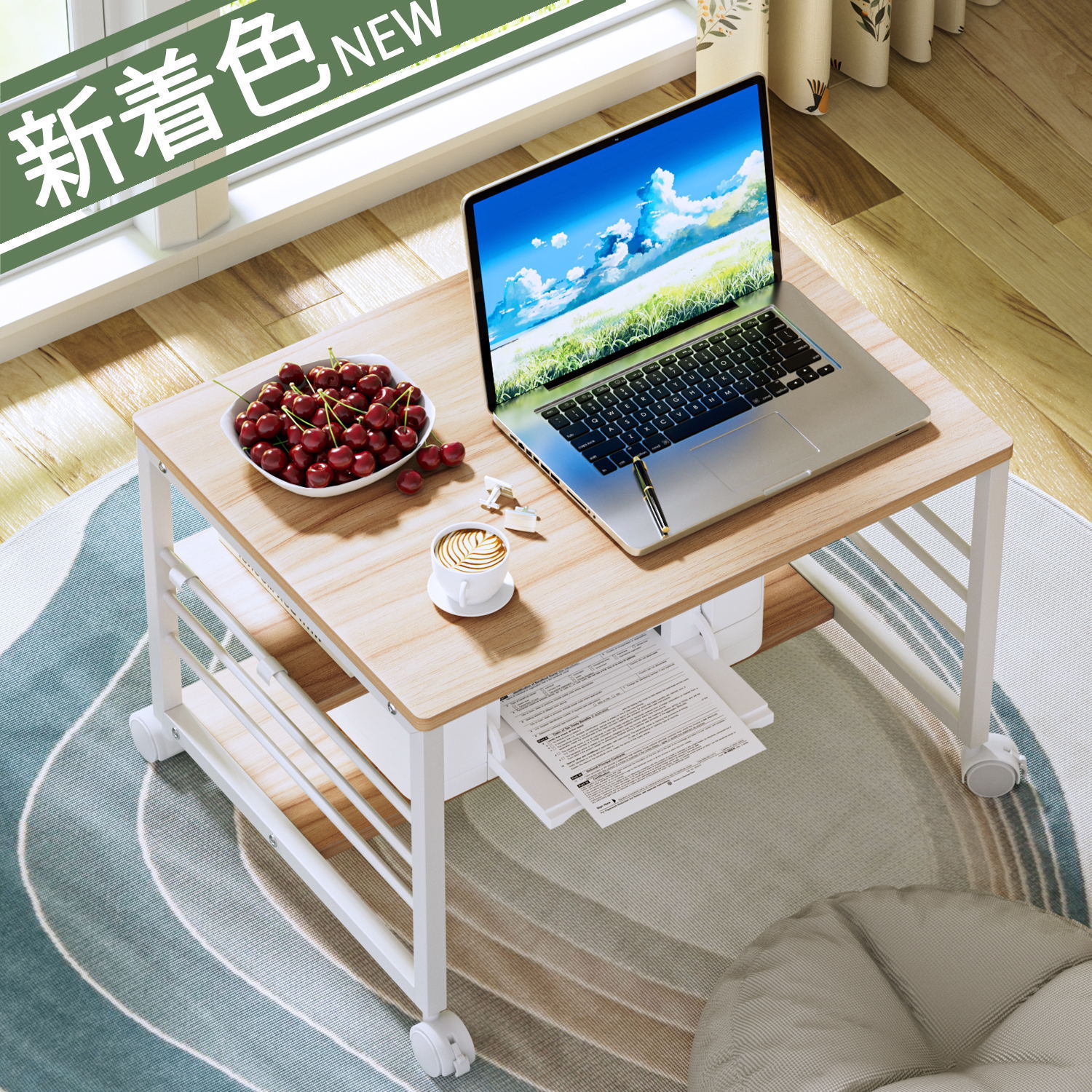 楽天市場】【2月末SALE！15％OFF券付】 DEWEL ローデスク パソコン