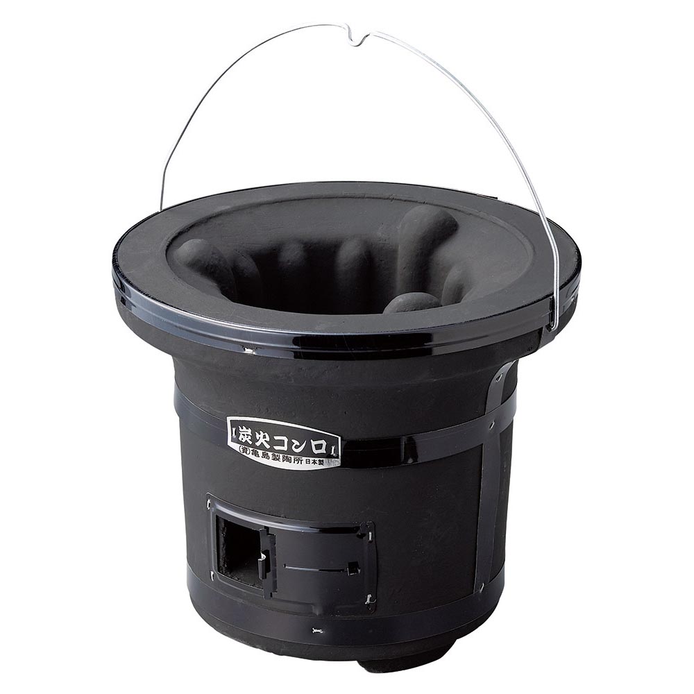 楽天市場】【 楽天スーパーセール 39％OFF 限定10個 】 七輪 黒 9号