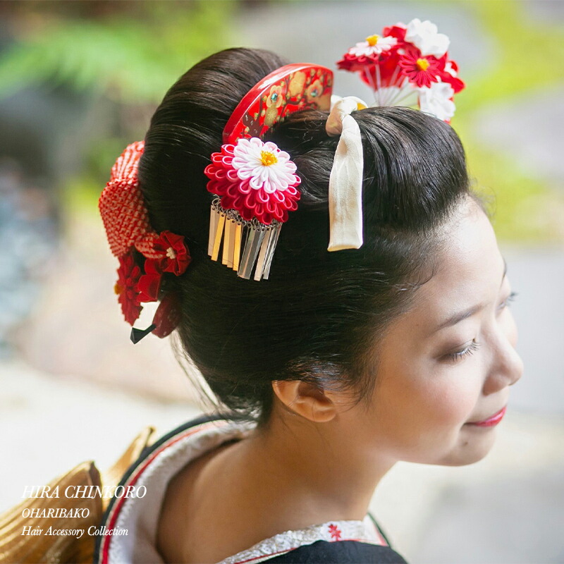 楽天市場】正絹 平 ちんころ【3点までメール便可】日本髪 の前髪に