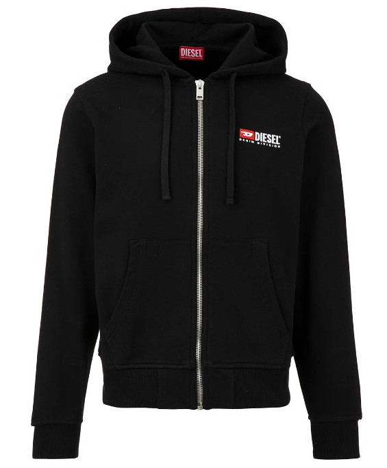 楽天市場】ディーゼル ロゴ プリント ジップ パーカー S-GINN-HOOD-ZIP