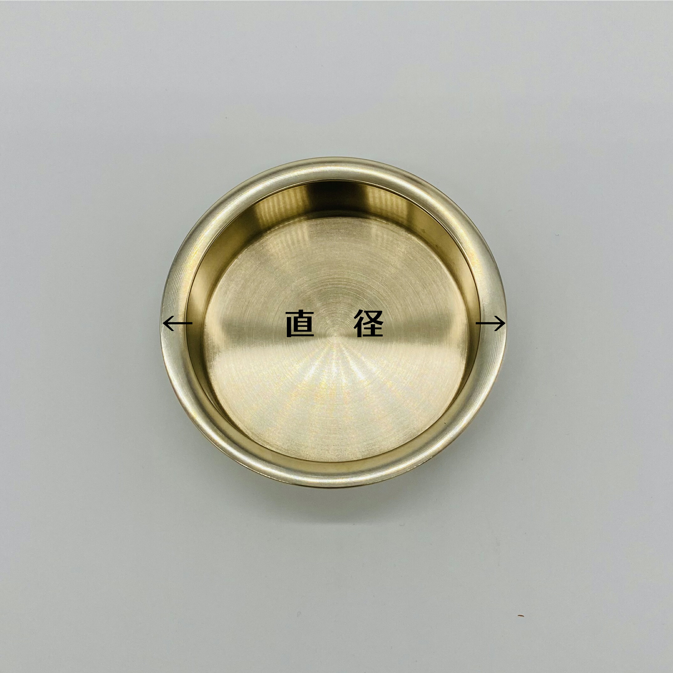 楽天市場】当り鉦（5号）房付鏡面サイズ:11cm 直径:13.5cm材質:真鍮製