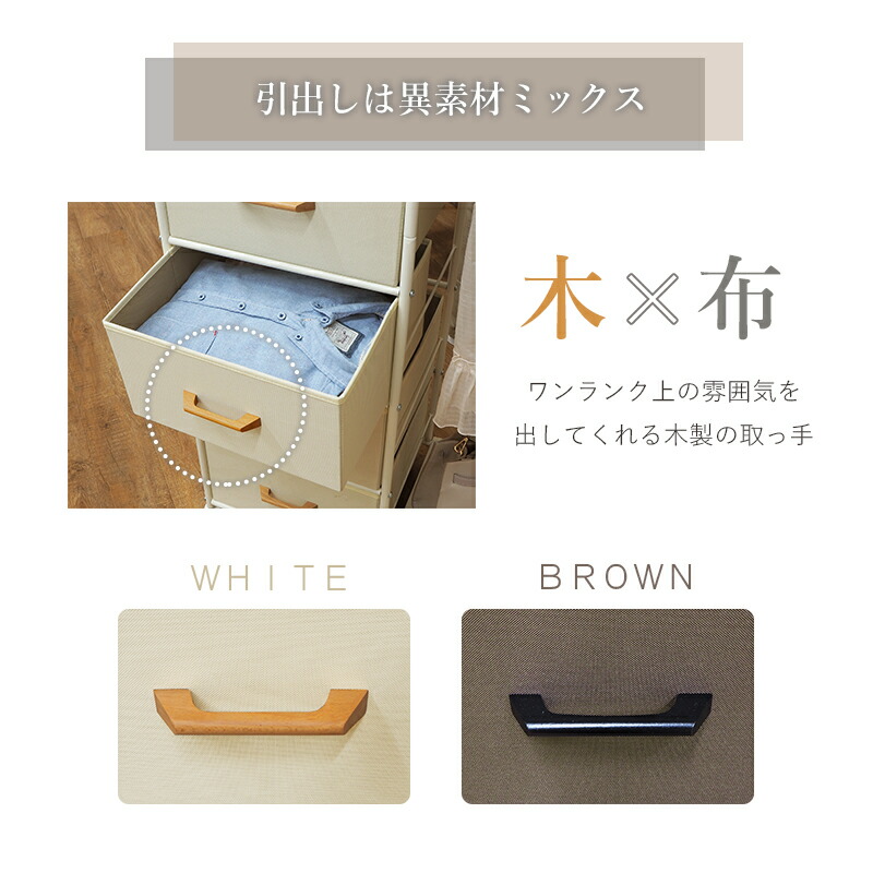 楽天市場】ハンガーラック 引き出し付き 7段 クローゼット 幅105cm