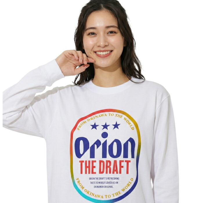 楽天市場】正規品 オリオンビール Tシャツ 長袖 ロング ロンT 白 人気