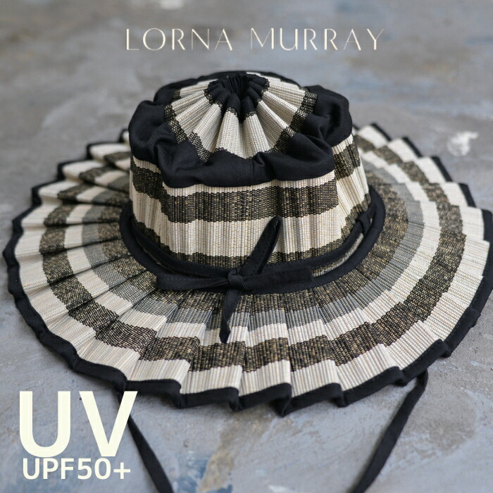 ローナマーレイLORNA MURRAY大人【Ｌ】つば広麦わら帽子 折畳ハット 国内正規品】ローナマーレイ lorna murray 公式 Adult Island Vienna