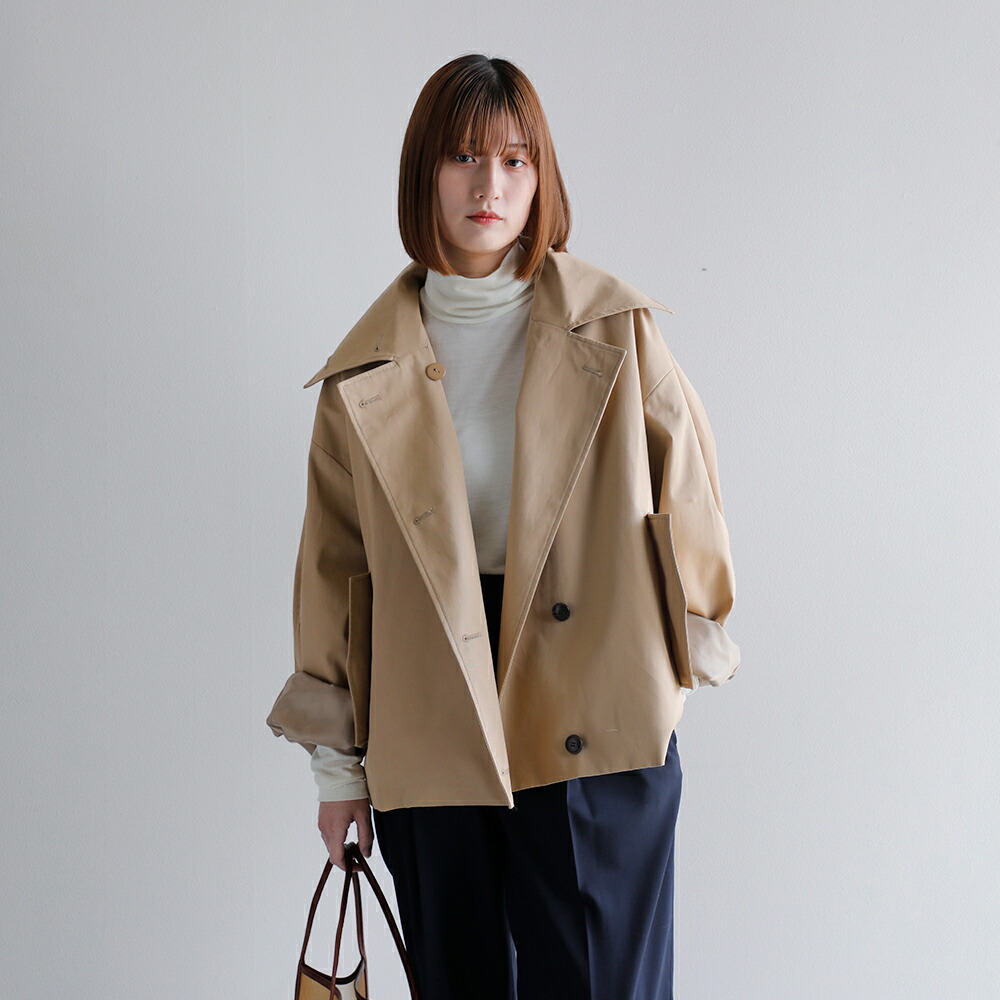 楽天市場】CREDONA クレドナ 60/2 コットン ギャバジン ショート