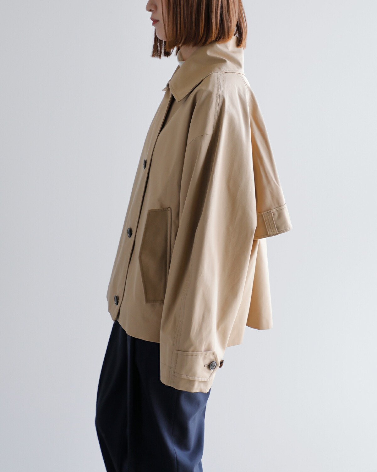 楽天市場】CREDONA クレドナ 60/2 コットン ギャバジン ショート