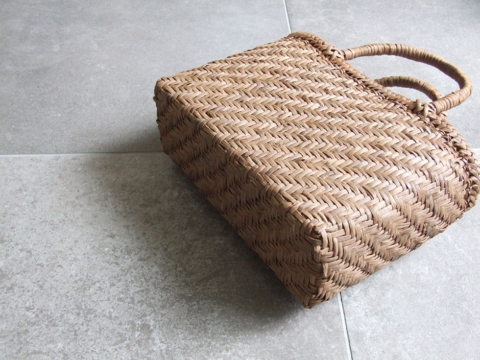 楽天市場】純国産 山形県 山葡萄かごバッグ 5mm極細網代編み 定番型